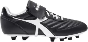 Diadora Brasil OG LT T MDPU Men's Firm Ground Soccer Shoes - Ultra-Soft Full Grain Leather, Water Resistant, Firm Ground Sole, Removable Insole