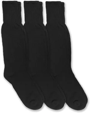 Jefferies Socks Mens Military Combat Uniform Rib Crew Boot Socks 3 Pair Pack