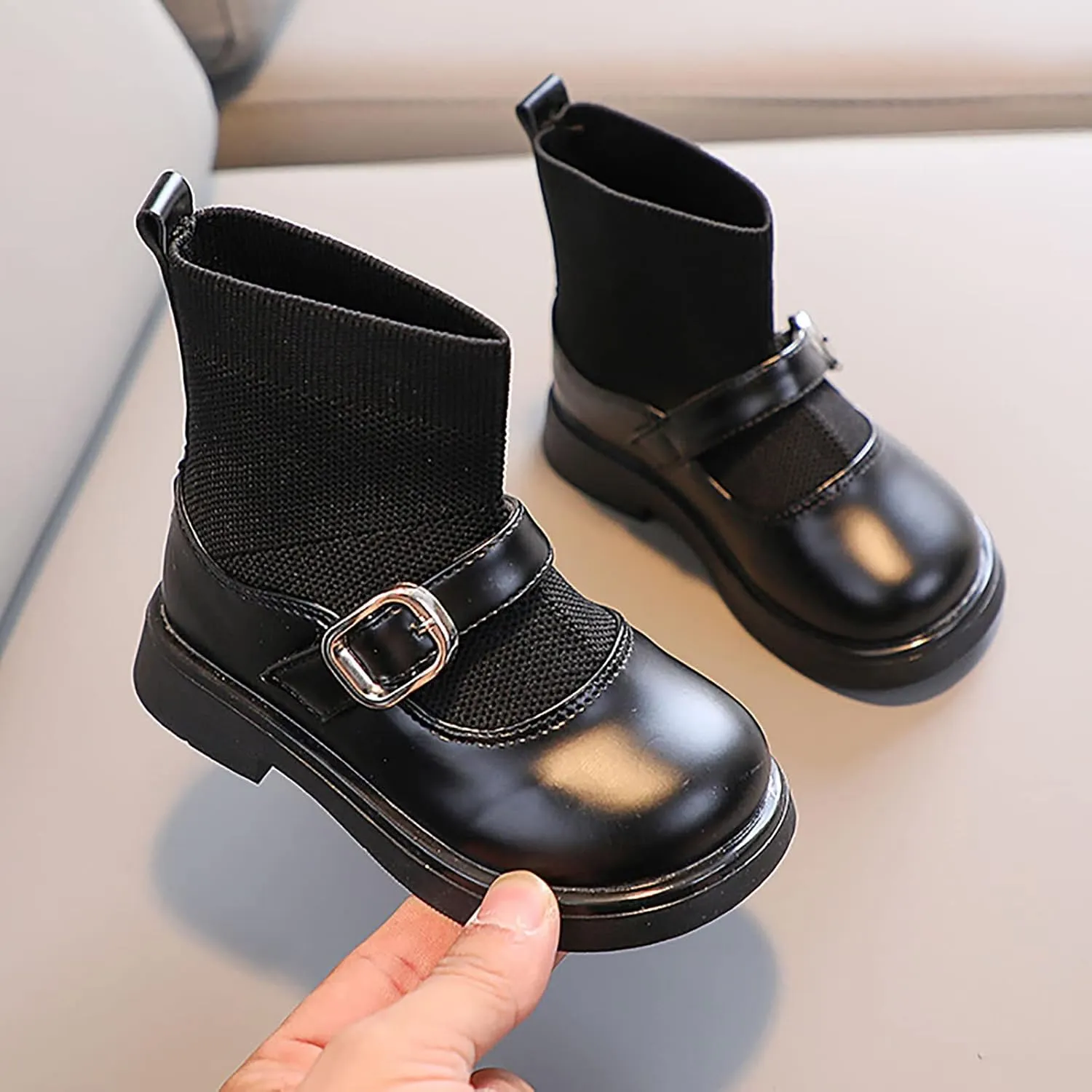 Toddler Girls Booties Little Kid Shoes Short Boots Girls Ankle Boots Kids Boots Heel